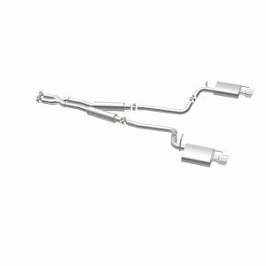Cadillac CTS Performance Exhaust - Rear - Magnaflow - Street Series Cat-Back, Dual Split Rear Exit, Stainless Steel - Polished - `10-`14
