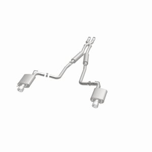 Cadillac CTS Performance Exhaust - Rear - Magnaflow - Street Series Cat-Back, Dual Split Rear Exit, Stainless Steel - Polished - `10-`14