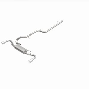 Mazda 3 Performance Exhaust - Rear - Magnaflow - Street Series Cat-Back - Polished - `10-`13