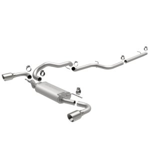 Mazda 3 Performance Exhaust - Rear - Magnaflow - Street Series Cat-Back - Polished - `10-`13