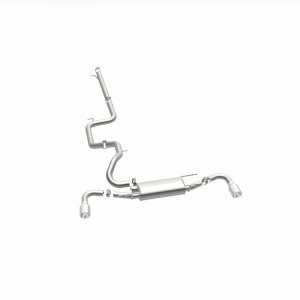 Mazda 3 Performance Exhaust - Rear - Magnaflow - Street Series Cat-Back - Polished - `10-`13