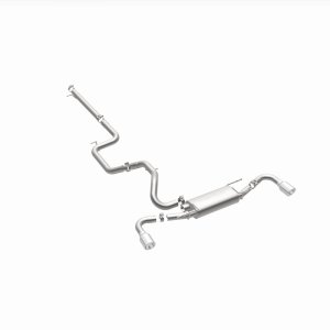 Mazda 3 Performance Exhaust - Rear - Magnaflow - Street Series Cat-Back - Polished - `10-`13
