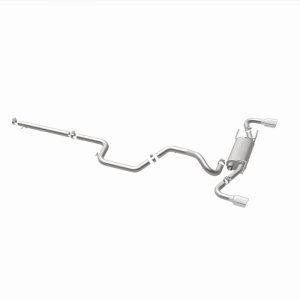 Mazda 3 Performance Exhaust - Rear - Magnaflow - Street Series Cat-Back - Polished - `10-`13