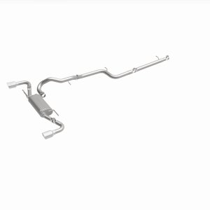 Mazda 3 Performance Exhaust - Rear - Magnaflow - Street Series Cat-Back - Polished - `10-`13