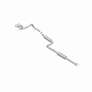 Ford Focus Performance Exhaust - Rear - Magnaflow - Street Series Cat-Back, Dual Center Rear Exit, Stainless Steel, 2.5 in Piping, 4.5 in Polished Tips - Polished - `13-`18