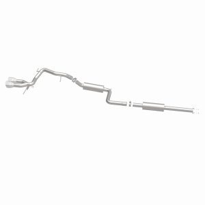 Ford Focus Performance Exhaust - Rear - Magnaflow - Street Series Cat-Back, Dual Center Rear Exit, Stainless Steel, 2.5 in Piping, 4.5 in Polished Tips - Polished - `13-`18