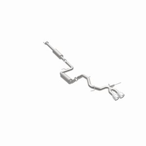 Ford Focus Performance Exhaust - Rear - Magnaflow - Street Series Cat-Back, Dual Center Rear Exit, Stainless Steel, 2.5 in Piping, 4.5 in Polished Tips - Polished - `13-`18