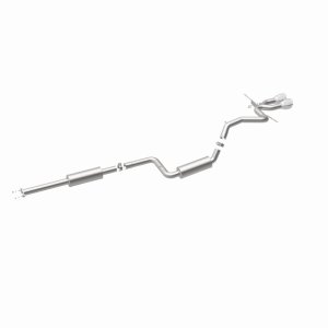 Ford Focus Performance Exhaust - Rear - Magnaflow - Street Series Cat-Back, Dual Center Rear Exit, Stainless Steel, 2.5 in Piping, 4.5 in Polished Tips - Polished - `13-`18