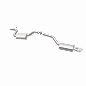 Volkswagen Jetta Performance Exhaust - Rear - Magnaflow - Touring Series Cat-Back, Dual Straight Driver Side Exit, Stainless Steel, 3 in Polished Tips - Polished - `12-`18