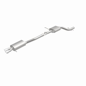 Volkswagen Jetta Performance Exhaust - Rear - Magnaflow - Touring Series Cat-Back, Dual Straight Driver Side Exit, Stainless Steel, 3 in Polished Tips - Polished - `12-`18