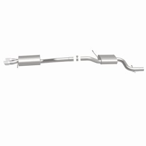 Volkswagen Jetta Performance Exhaust - Rear - Magnaflow - Touring Series Cat-Back, Dual Straight Driver Side Exit, Stainless Steel, 3 in Polished Tips - Polished - `12-`18