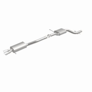 Volkswagen Jetta Performance Exhaust - Rear - Magnaflow - Touring Series Cat-Back, Dual Straight Driver Side Exit, Stainless Steel, 3 in Polished Tips - Polished - `12-`18