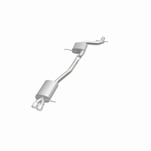 Volkswagen Jetta Performance Exhaust - Rear - Magnaflow - Touring Series Cat-Back, Dual Straight Driver Side Exit, Stainless Steel, 3 in Polished Tips - Polished - `12-`18