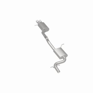 Volkswagen Jetta Performance Exhaust - Rear - Magnaflow - Touring Series Cat-Back, Dual Straight Driver Side Exit, Stainless Steel, 3 in Polished Tips - Polished - `12-`18