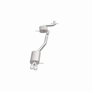 Volkswagen Jetta Performance Exhaust - Rear - Magnaflow - Touring Series Cat-Back, Dual Straight Driver Side Exit, Stainless Steel, 3 in Polished Tips - Polished - `12-`18