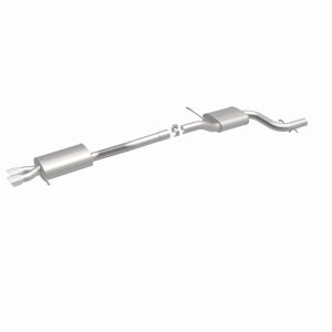 Volkswagen Jetta Performance Exhaust - Rear - Magnaflow - Touring Series Cat-Back, Dual Straight Driver Side Exit, Stainless Steel, 3 in Polished Tips - Polished - `12-`18