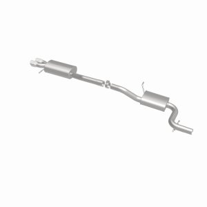 Volkswagen Jetta Performance Exhaust - Rear - Magnaflow - Touring Series Cat-Back, Dual Straight Driver Side Exit, Stainless Steel, 3 in Polished Tips - Polished - `12-`18