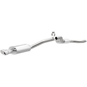 Volkswagen Jetta Performance Exhaust - Rear - Magnaflow - Touring Series Cat-Back, Dual Straight Driver Side Exit, Stainless Steel, 3 in Polished Tips - Polished - `12-`18