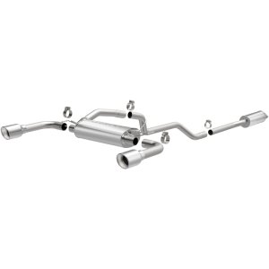 Ford Escape Performance Exhaust - Rear - Magnaflow - Cat Back, Street Series, Dual Split Rear Exit - Polished - `13-`19