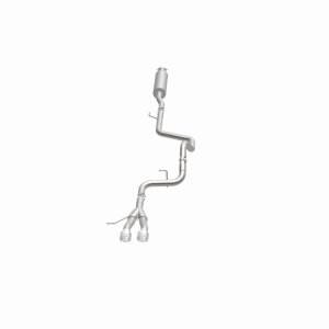 Hyundai Veloster Performance Exhaust - Rear - Magnaflow - Street Series Cat-Back, Dual Center Rear Exit, Polished 4in Tips, 2.5in Piping, Stainless Steel - Polished - `13-`17