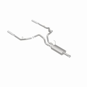 Dodge Ram 1500 Performance Exhaust - Rear - Magnaflow - Cat Back, Dual Split Rear Exit, Street Series - Polished - `09-`13