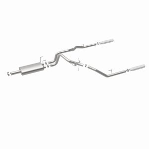 Dodge Ram 1500 Performance Exhaust - Rear - Magnaflow - Cat Back, Dual Split Rear Exit, Street Series - Polished - `09-`13