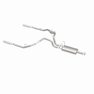 Dodge Ram 1500 Performance Exhaust - Rear - Magnaflow - Cat Back, Dual Split Rear Exit, Street Series - Polished - `09-`13