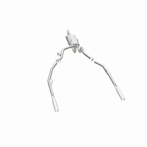 Dodge Ram 1500 Performance Exhaust - Rear - Magnaflow - Cat Back, Dual Split Rear Exit, Street Series - Polished - `09-`13