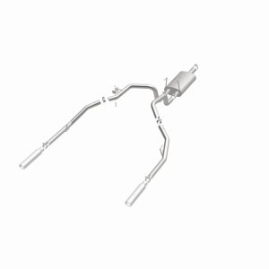 Dodge Ram 1500 Performance Exhaust - Rear - Magnaflow - Cat Back, Dual Split Rear Exit, Street Series - Polished - `09-`13