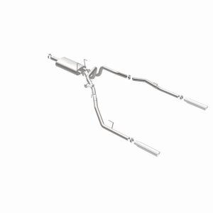 Dodge Ram 1500 Performance Exhaust - Rear - Magnaflow - Cat Back, Dual Split Rear Exit, Street Series - Polished - `09-`13