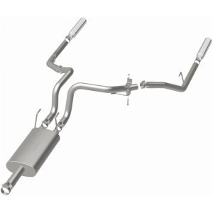 Dodge Ram 1500 Performance Exhaust - Rear - Magnaflow - Cat Back, Dual Split Rear Exit, Street Series - Polished - `09-`13