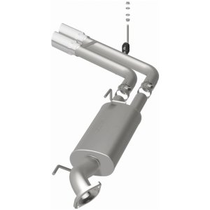 Dodge Ram 1500 Performance Exhaust - Dual Same Side Before Passenger Rear Tire - Magnaflow - Street Series Cat Back - `09-`13 Dodge Ram 1500 Performance Exhaust - Dual Same Side Before Passenger Rear Tire - Magnaflow - Street Series Cat Back - `09-`13