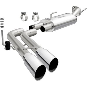 Dodge Ram 1500 Performance Exhaust - Dual Same Side Before Passenger Rear Tire - Magnaflow - Street Series Cat Back - `09-`13 Dodge Ram 1500 Performance Exhaust - Dual Same Side Before Passenger Rear Tire - Magnaflow - Street Series Cat Back - `09-`13