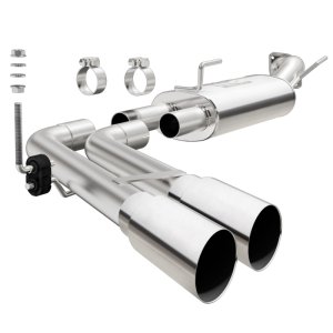 Ram 1500 Performance Exhaust - Dual Same Side Before Passenger Rear Tire - Magnaflow - Street Series Cat Back - `09-`13