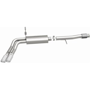 Chevrolet Silverado Performance Exhaust - Same Side Before Passenger Rear Tire - Magnaflow - Street Series Cat-Back - Polished - 2014