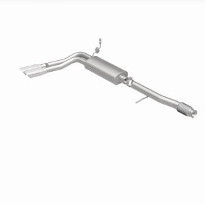 Chevrolet Silverado Performance Exhaust - Same Side Before Passenger Rear Tire - Magnaflow - Street Series Cat-Back - Polished - 2014