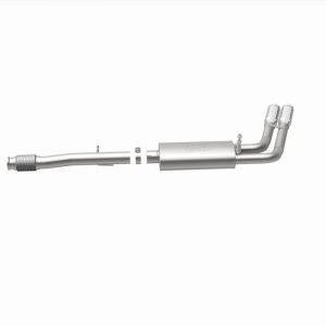 Chevrolet Silverado Performance Exhaust - Same Side Before Passenger Rear Tire - Magnaflow - Street Series Cat-Back - Polished - 2014