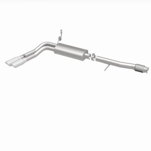 Chevrolet Silverado Performance Exhaust - Same Side Before Passenger Rear Tire - Magnaflow - Street Series Cat-Back - Polished - 2014