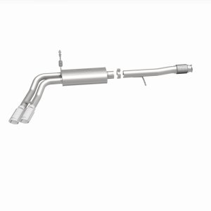 Chevrolet Silverado Performance Exhaust - Same Side Before Passenger Rear Tire - Magnaflow - Street Series Cat-Back - Polished - 2014