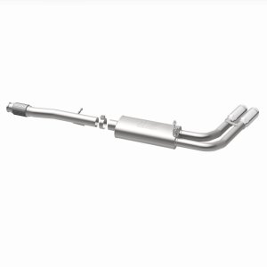 Chevrolet Silverado Performance Exhaust - Same Side Before Passenger Rear Tire - Magnaflow - Street Series Cat-Back - Polished - 2014
