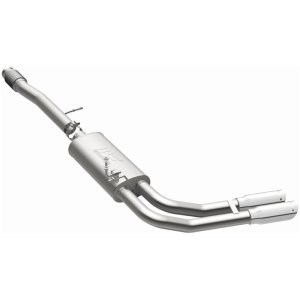Chevrolet Silverado Performance Exhaust - Same Side Before Passenger Rear Tire - Magnaflow - Street Series Cat-Back - Polished - 2014