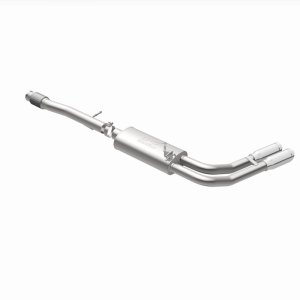 Chevrolet Silverado Performance Exhaust - Same Side Before Passenger Rear Tire - Magnaflow - Street Series Cat-Back - Polished - 2014