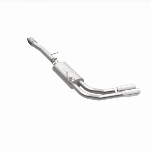 Chevrolet Silverado Performance Exhaust - Same Side Before Passenger Rear Tire - Magnaflow - Street Series Cat-Back - Polished - 2014