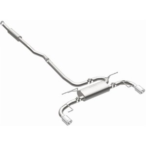 Mazda 3 Performance Exhaust - Rear - Magnaflow - Street Series Cat-Back - Polished - `14-`18