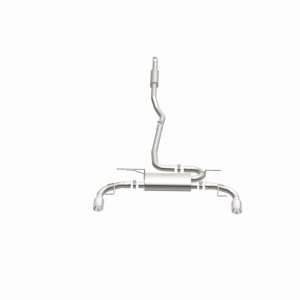 Mazda 3 Performance Exhaust - Rear - Magnaflow - Street Series Cat-Back - Polished - `14-`18