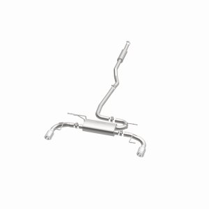 Mazda 3 Performance Exhaust - Rear - Magnaflow - Street Series Cat-Back - Polished - `14-`18