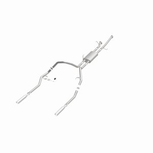 Toyota Tundra Performance Exhaust - Rear - Magnaflow - Street Series Cat Back, Dual Split Rear Exit - Polished - `14-`21 Toyota Tundra Performance Exhaust - Rear - Magnaflow - Street Series Cat Back, Dual Split Rear Exit - Polished - `14-`21