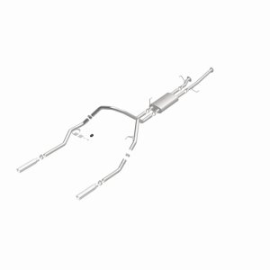 Toyota Tundra Performance Exhaust - Rear - Magnaflow - Street Series Cat Back, Dual Split Rear Exit - Polished - `14-`21 Toyota Tundra Performance Exhaust - Rear - Magnaflow - Street Series Cat Back, Dual Split Rear Exit - Polished - `14-`21