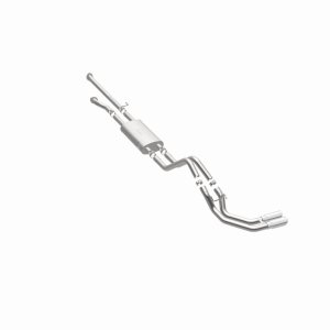 Toyota Tundra Performance Exhaust - Dual Same Side Behind Passenger Rear Tire - Magnaflow - Street Series Cat-Back, 15306 - Polished - `14-`21