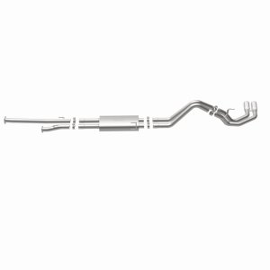 Toyota Tundra Performance Exhaust - Dual Same Side Behind Passenger Rear Tire - Magnaflow - Street Series Cat-Back, 15306 - Polished - `14-`21